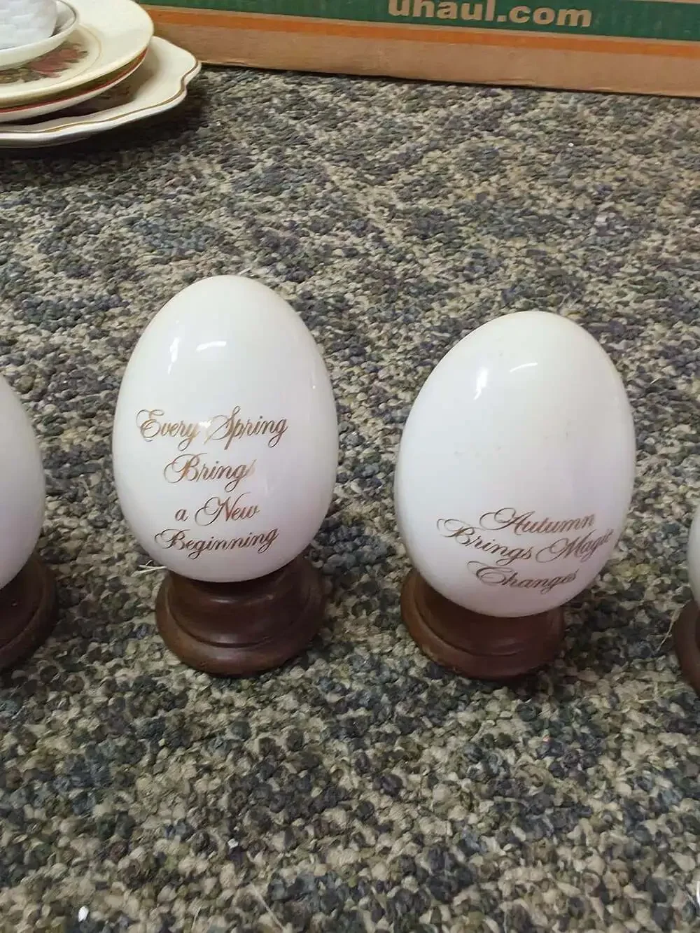 Avon Gifts Of Nature Porcelain Egg Set